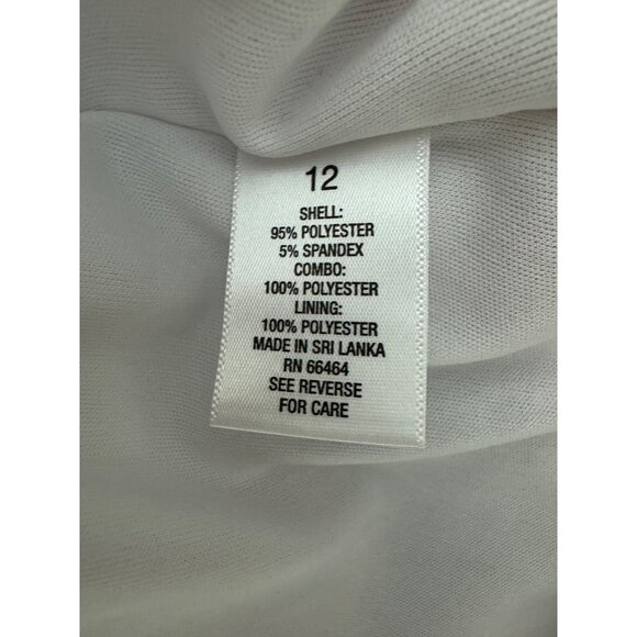 Roz & Ali Multi-Color Maxi Dress w/Tie Size 12 Wedding Special Occasion Party - Picture 7 of 8